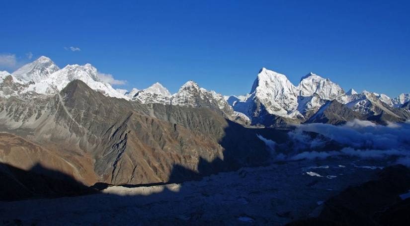 Mountain view from Everest Base Camp