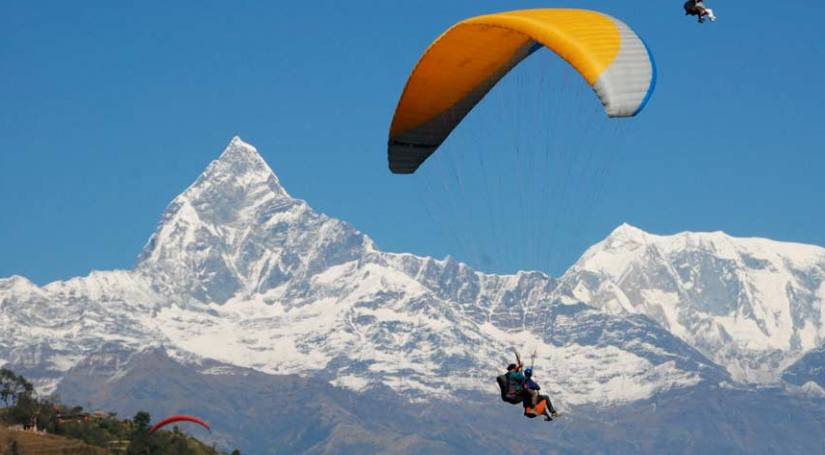 Paragliding in Pokhara