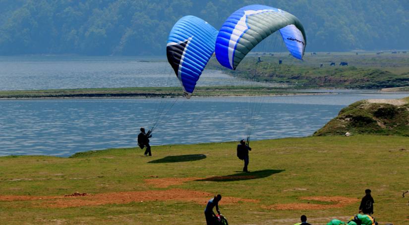 Paragliding in Pokhara