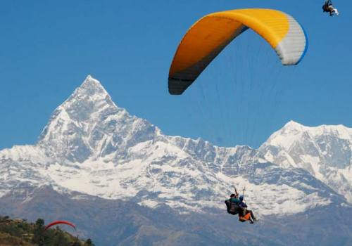 Paragliding in Pokhara